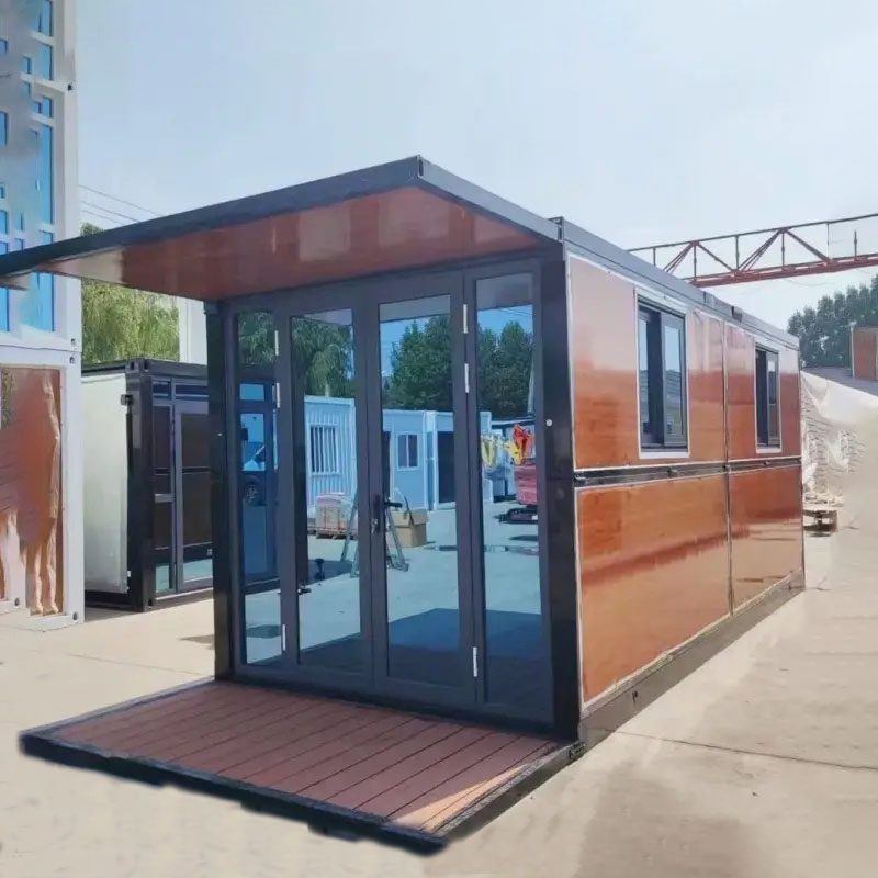 5 Minutes To Assemble Foldable Container House Use For Reconstruction
