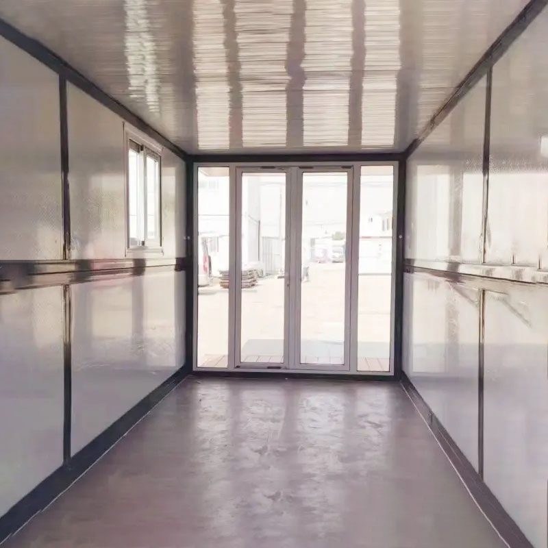 5 Minutes To Assemble Foldable Container House Use For Reconstruction