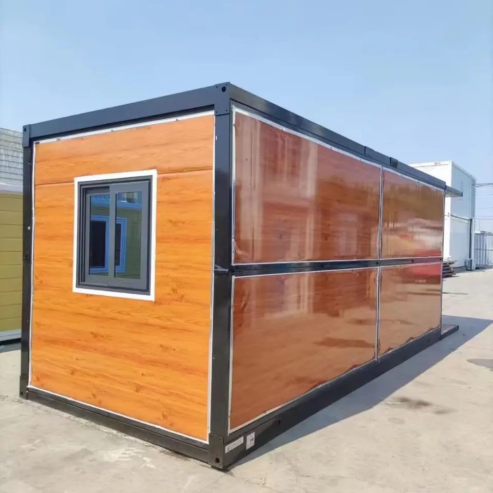 5 Minutes To Assemble Foldable Container House Use For Reconstruction